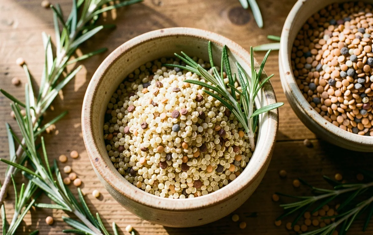 Variété de nutriments naturels